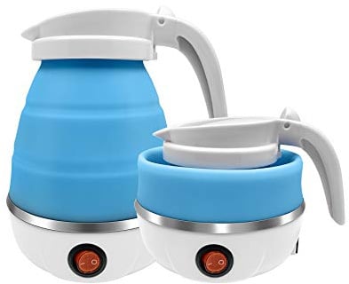 0.6L Small Travel Foldable Electric Kettle Collapsible Coffee Tea Kettle