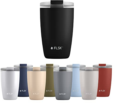 FLSK Thermobecher-1030-0350-0014 Thermobecher Schwarz 350ml