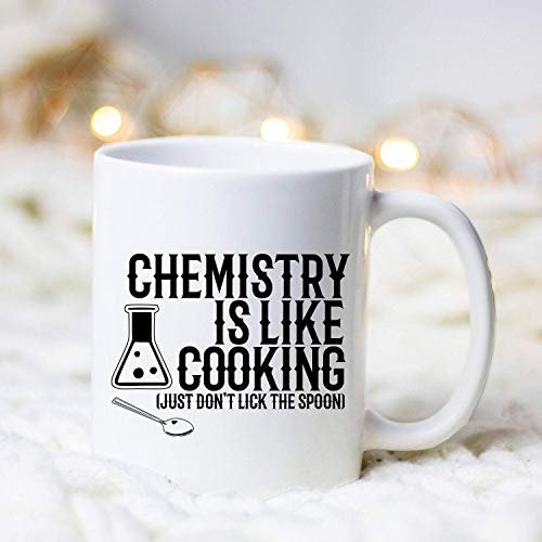 Chemistry is Like Cooking Mug, Chemistry Mug, Gift for Teacher, Funny Teacher Gift