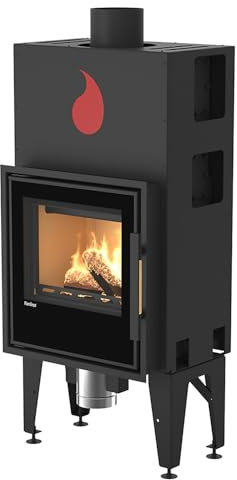 HS Flamingo HSF45-004 S5 Kamineinsatz Stahl Schwarz Automatic/A+
