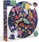 eeBoo - Round Puzzle 500 pcs - Moths - (EPZFMOT