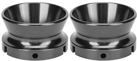 1 Paar Nab-Hub-Adapter, 10-Zoll-Nab-Hub-Adapter aus Polierter Aluminiumlegierung, Universelle Ladevorrichtung für Studer ReVox für Akai, Schwarz