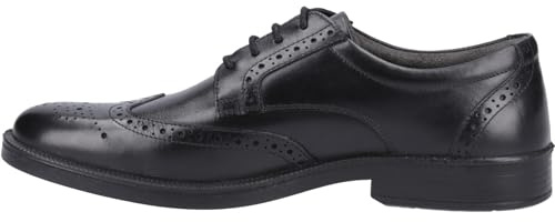 Hush Puppies Nolan Herren formelle Schnürschuhe, Schwarz, 43 EU