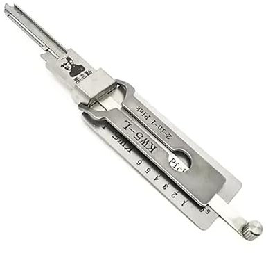LiShi - Strumento professionale per serratura e decodificatore, 2 in 1, per porta civile e per serratura e lettore di chiavi, (KW5-L)