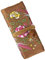 Lidwot Schmuck Organizer Tasche für Ringe/Schmuckaufbewahrung Organizer/Gestickte Schmuckrolle/Schmucktasche Tragbare für Reisen/Faltbare Schmuckaufbewahrung.1 Stück, Braun