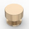 Amerdeco 10 Pack Gold Cabinet Knobs Single Hole Cabinet Pulls 1.2 Inch Diameter Round Drawer Knobs and Pulls for Bathroom Cabinets AM006