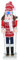 ABOOFAN Weihnachtsfrau-Skifahrer-Nussknacker 38 cm ölzerner Nussknacker-Typ Mit Skistöcken Weihnachtsfeiertags-Nussknacker-Puppenfigur Nussknacker-Marionette Tischdekoration