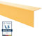 Quest PVC Kantenschutzwinkel - Ohne Klebeband - Kantenleiste und Eckenschutz - Eckleiste Winkelprofil - 25x25mm, 200cm, Gold