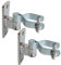 2 Pack 1-3/8 Inch Wall Mount Gate Hinge - Outdoor Gate Hardware Metal Hinges Fence Post Chain Link Fence Frame Hinge