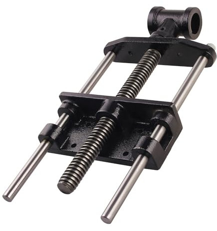 TIOMIOSEA Tornillo de banco de 7 pulgadas, tornillo de banco de madera para carpintero, pinza delantera para banco de cepillado, abrazadera de mesa, abrazadera de metal, tensor de madera de alto
