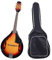 F Fityle Mandolina, instrumento musical de cuerda, instrumento de juguete profesional, portátil, educativo, con funda de mandolina para principiantes