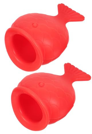 FRCOLOR 2pcs Fish Shape Lip Plumper Device Lip Plumper Enhancer Silicone for Plumping Portable Easy to Use