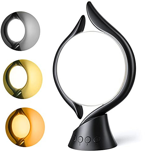 Joltix Sad Lamp, Light Therapy Lamp,10000 lux Sad Light with 3 Light Colors, 4 Timers, 5 Adjustable Light Intensity and Memory Function, UV-Free Sunlight Lamp for Home, Office.