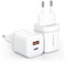 Amoner 2 Pack USB A+C Charger Pack, 33W 2-Port Ldegerät, USB C Phone Adapter for iPhone 16 15 14/13/12 Pro Max Plus XR SE iPad, Samsung Galaxy Power Supply Fast Charger Plug Fast Power