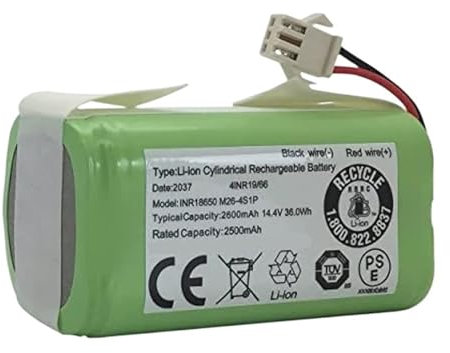 GESXNPBN Batería de Iones de Litio de 14,8 V 3500 mAh, Compatible con Conga, 950 990 1090 1790 1990 N79S N79 DN622(3200mAh)