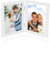 Baieye Bilderrahmen Doppelt Klappbare,Fotorahmen 10x15cm,Doppelbilderrahmen Holz,für Tischaufsteller oder Geschenke (Weiß)