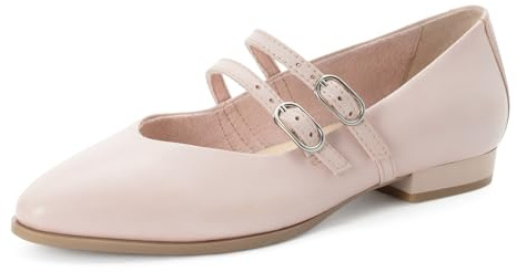 MARCO TOZZI Ballerine da Donna Morbido Plantare Feel Me Pelle Fodera Interna Morbida a Punta