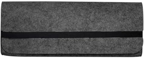 Custodia Per Tastiera Borsa for tastiera portatile da 60/87/104 tasti for in feltro Custodia for meccanica for immagazzinaggio for periferiche(31x17x4cm,Dark Grey)