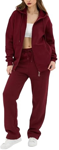 Redbridge Jogginganzug Zweiteiliges Sweat Set mit Zip Hoodie und Hose Bequemer Trainingsanzug für Freizeit Sport und Loungewear