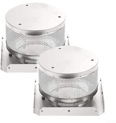 Kit de quemador de acero inoxidable para estufa de terraza, pirámide, pieza de repuesto de 7 pulgadas, calefacción exterior, reflector de calor, parrilla de gas propano (distancia de agujero de 7 cm)