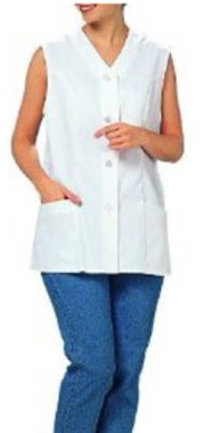 Hosenkasack Mischgewebe ohne Arm Weiss