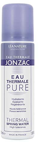 Eau Thermale Jonzac - Eau thermale - Les Essentiels - Hydratante, Apaisante, Régénérante - Tous types de peaux, même sensibles - Aérosol de 50 ml