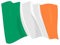 Autoaufkleber Sticker Fahne Irland wehend Flagge Aufkleber