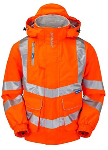 Pulsarail Unlined Bomber Jacket, XX-Large, Hi-Viz Orange