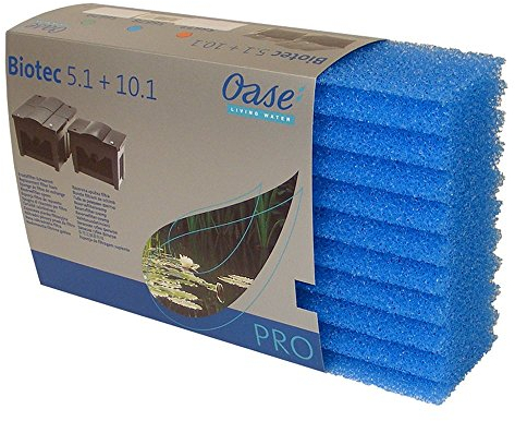 OASE 56678 Ersatzschwamm blau Bio-Smart 18000-36000 - Filtermedium, Filterschaum, Ersatzfilterschwamm mit grober Körnung, Filterzubehör