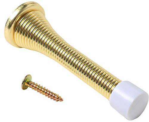 75mm Brass Spring Door Stopper / Door Stoppers Wall,(Pack of 1)