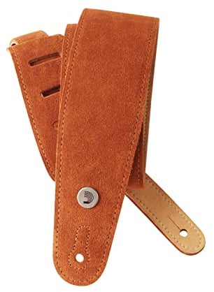D'Addario Planet Waves 25SS02-DX Wildledergurt Suede Straps Collection Honey Länge: 1300mm Breite: 64mm