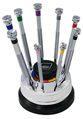 Set di 9 giraviti con attacco girevole - Beco 205930 - Strumento Orologiaio