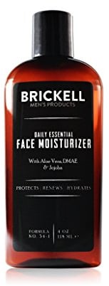 Brickell Men’s Daily Essential Face Moisturizer - Natürliche & organische Feuchtigkeitscreme - Männer Gesichtscreme - Mit Hyaluronsäure, Grüntee Extrakt & Jojobaöl - 118 ml - Parfümiert