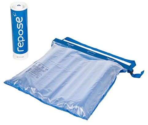 Repose - Coussin de siège avec Pompe Manuelle - Coussin de Pression Gonflable pour Chaise ou Fauteuil Roulant - Aide à la prévention des escarres et des escarres