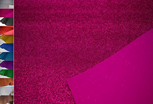 STOFFBOOK TESSUTO SCHIUMA GOMMA GLITTERATO 2MM EVA PER ARTIGIANATO, D001 Pink