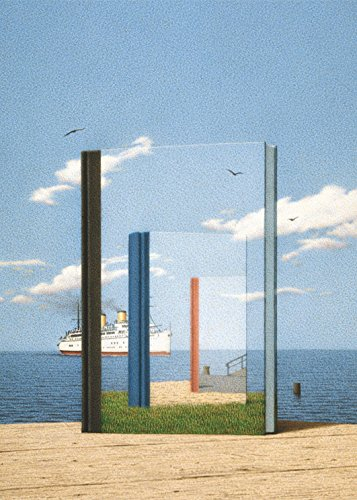 Inkognito Postkarte A6 • 22829 ''Der Weg durch die Bücher Künstler: Quint Buchholz • Fantastik