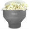 Salbree Mikrowellen-Popcorn-Popcorn-Maker, Silikon-Popcorn-Maker, zusammenklappbar, mikrowellengeeignet, Heißluft-Popper, kein Öl erforderlich, in den meisten Farben erhältlich (grau)