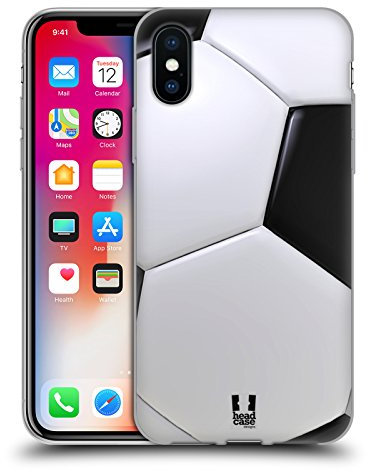 Head Case Designs Fussball Ball Kollektion Gelhülle [Militärischer Schutzgrad] Kompatibel Mit Apple iPhone X/iPhone XS Und Kompatibel Mit MagSafe