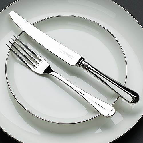 Rattail Pattern 44 Piece 20 Micron Silver Plated Canteen of Cutlery - Made in Sheffield by Legacy Silverware