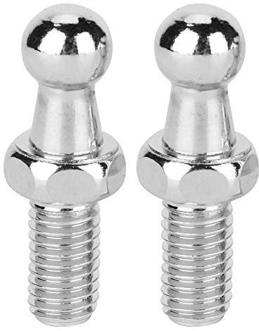 Tornillo de Perno Prisionero de Bola, Perno de Perno Prisionero de Bola de Aleación de Aluminio CNC de 2 Piezas para Puntal de Gas Bola Terminado Capo(M8)