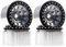 INJORA 4PCS 1,9 Beadlock Felgen Metall Räder Felge Set für 1:10 RC Rock Crawler Axial SCX10 pro SCX10 II III TRX4 D90 VS4-10 Redcat Gen 8 7 Pro Enduro