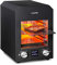 Klarstein Hannibal - Griglia ad Alta Temperatura, Indoor, Interni, Potenza: 2.200 W, 200-850 °C, Elemento a Infrarossi, CharForce System, Superficie: 18,5 x 30 cm, Display LED, Timer, Nero