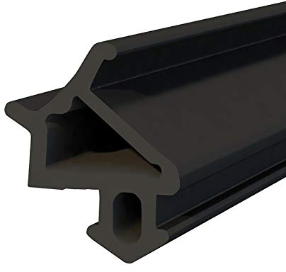 DQ-PP Fensterdichtung – Schwarz – 10 Meter – S-1530 Universell – PVC Fenster – Gummidichtug Dichtband – Kunststofffensterdichtungen – ALU Profildichtung Türdichtung