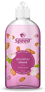 Speed Shampoo Almond, Pferdehampoo mit zartem Mandelduft, tiefenwirksame Reinigung, leichtes Kämmen, sanft zur Haut
