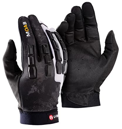 G-Form Moab Mountainbike-Handschuhe, Schwarz/Weiß, Erwachsene XL