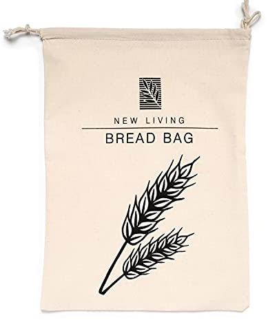 Premium Organic Linen Cotton Food Bags (Bread Bag)