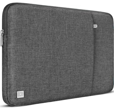 DOMISO 17 inch Laptop Sleeve Protective Case Cover Compatible with 17-17.3 inch HP Dell ASUS Lenovo Chromebook,Waterproof Computer Cases Bag,Dark Gray