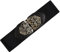 Ro Rox Catorina Ceinture Celtique Large élastique Extensible Rétro Vintage Serre-taille - Noire (L)