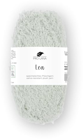 Pro Lana Lea speichelechtes Plüschgarn Teddygarn 25g 100% Polyester (73 reseda)