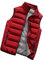 Doudoune sans Manche Homme Zippé Travail Blouson Chauffant Homme Pulls, Gilets et Sweats Homme Manteaux Veste Coupe Vent Hiver Chaude Legere Chasse Marque Pas Cher Automne Halloween Rouge 4XL